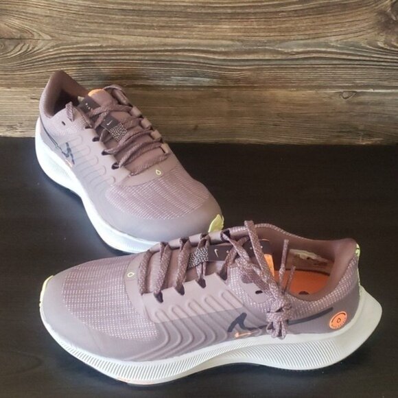 New Nike Air Zoom Pegasus 38 Shield Gray Purple Running Sneakers‎ - Picture 2 of 9